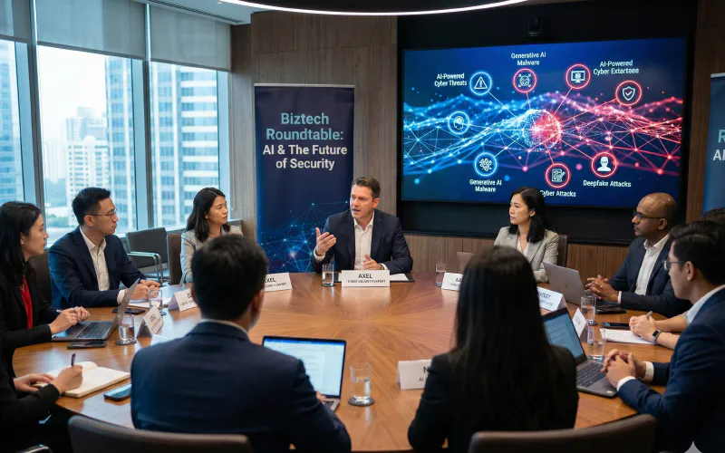Event: Axel talks about AI-Powered Cyber Threats at Biztech Roundtable